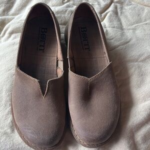 Born Ladies  Tan Slip-On Loafers
